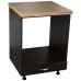 Corp pentru cuptor incorporabil cu sertar Zebra, Wenge/MDF Wenge, cu blat artar, 60 x 85 x 60 cm